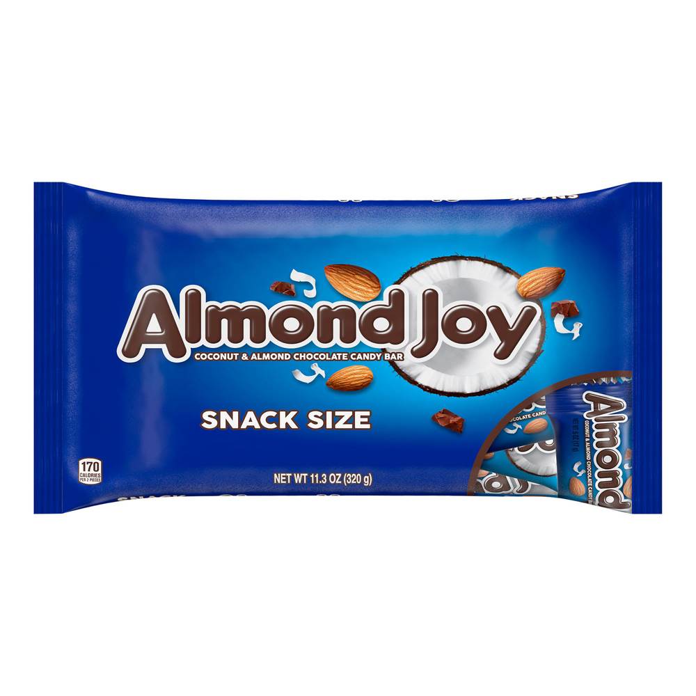 Almond Joy Coconut and Almond Chocolate Candy Bars (11.3 oz)