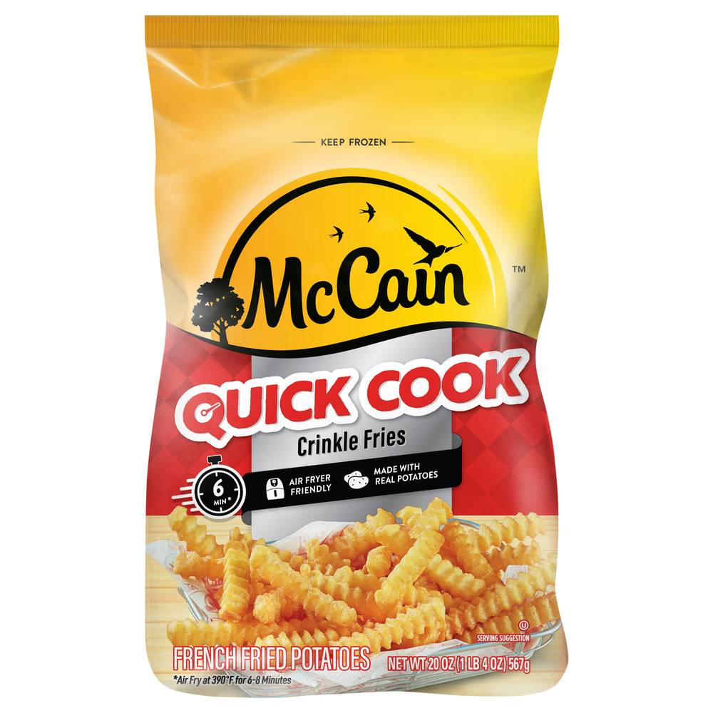 McCain Quick Cook Crinkle Cut French Fried Potatoes (20 oz)