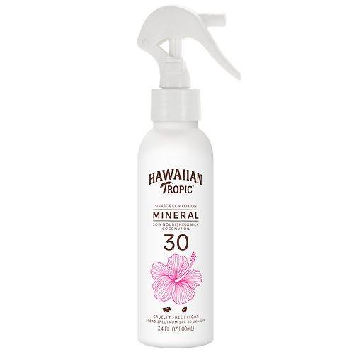 Hawaiian Tropic Mineral Sunscreen Skin Nourishing Milk Spray, SPF 30 - 3.4 fl oz