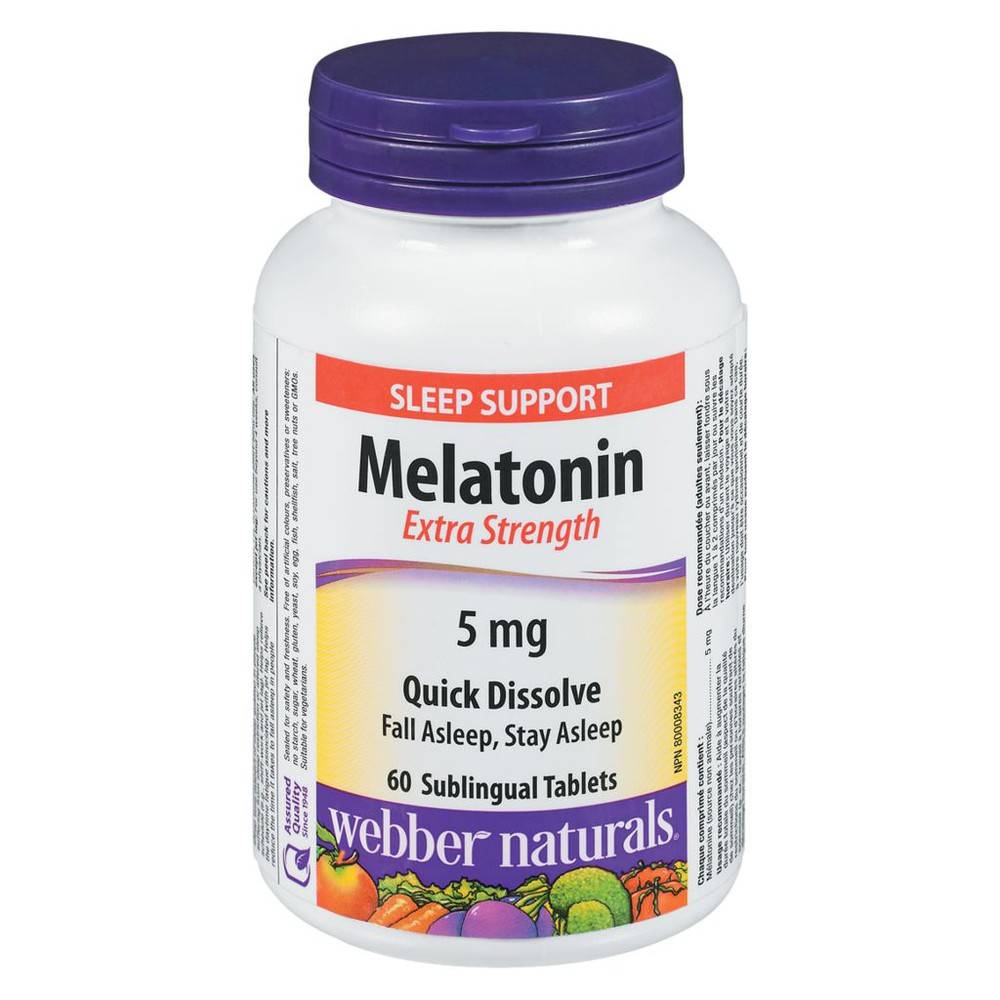 Webber Naturals Melatonin, Easy Dissolve (60 g)