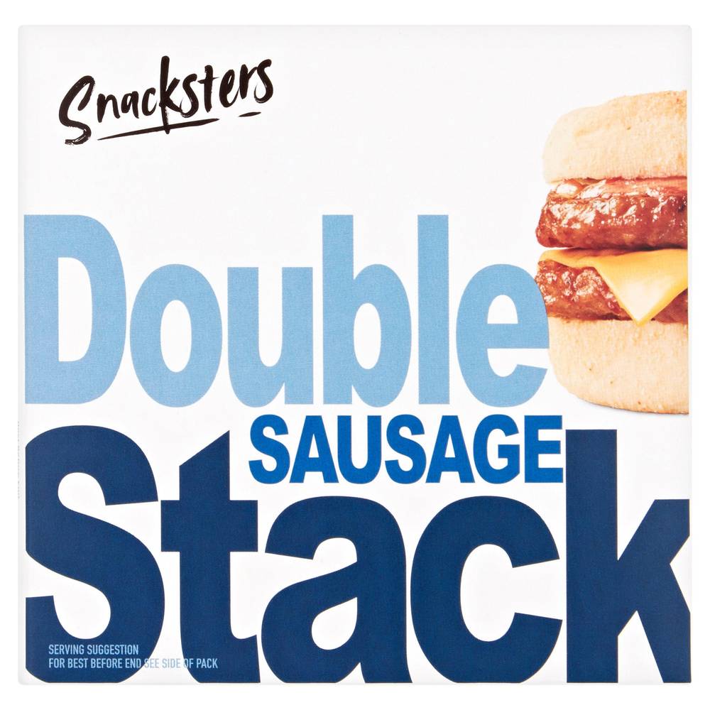 Snacksters Double Sausage Muffin