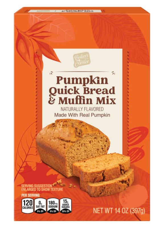 Baker's Corner Quick Bread Muffin Mix, Pumpkin (14 oz)