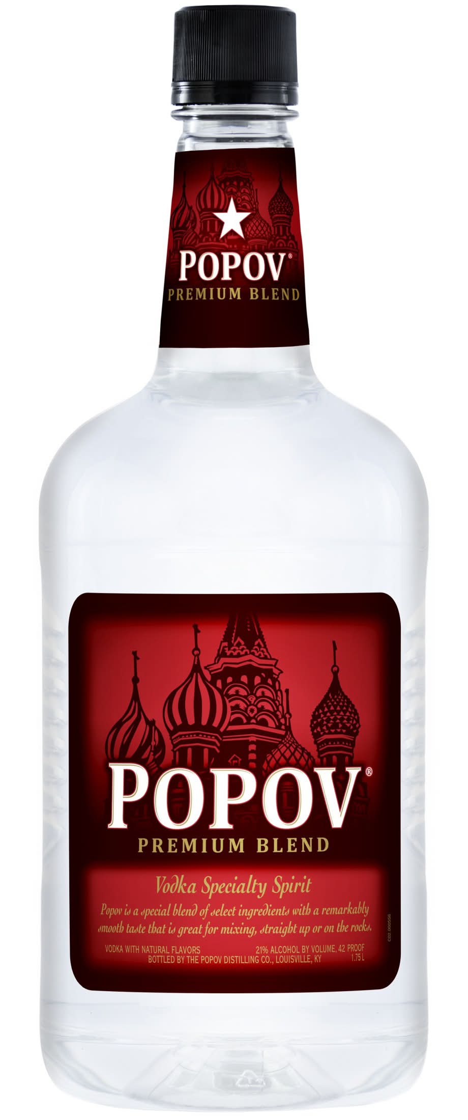Popov Vodka 42 (1.75 L)