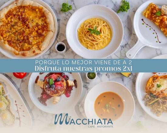 MACCHIATA brunch pizza pasta  Cumbaya