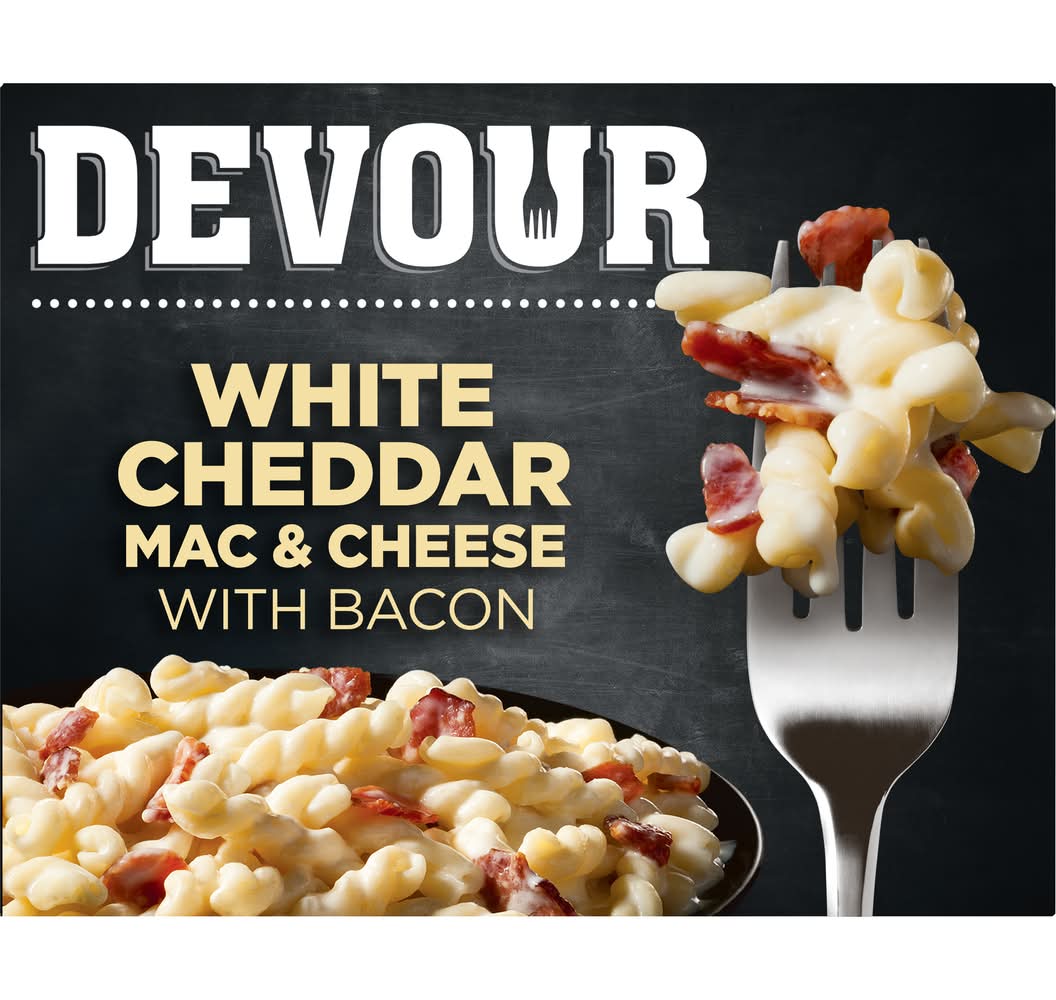 Devour Mac & Cheese With Bacon, White Cheddar (12 oz)