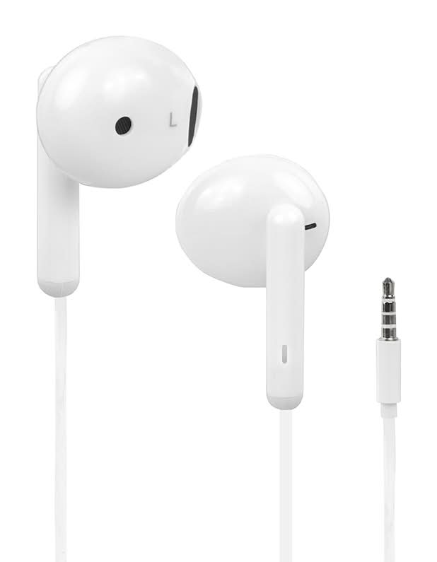 Miniso · Audífono con cable blanco (40 g)