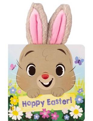 Hoppy Easter! - (Easter Bunny Ear Book) by  Grace Baranowski (Board Book)