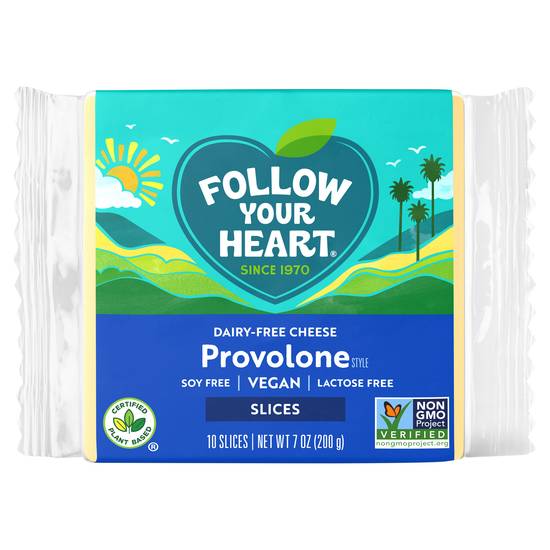 Follow Your Heart Dairy Free Provolone Style Cheese Alternative (10 slices)