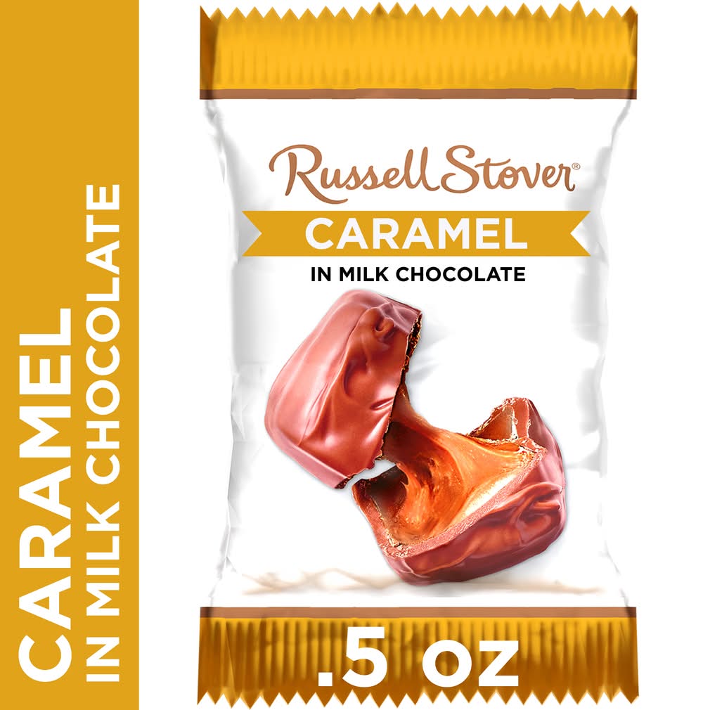 Russell Stover Milk Chocolate Caramel Candy (0.5 oz)