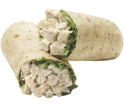 Lemon Chicken Caesar Wrap