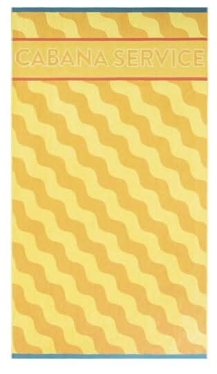 Cabana Service Beach Towel, 40x70 in