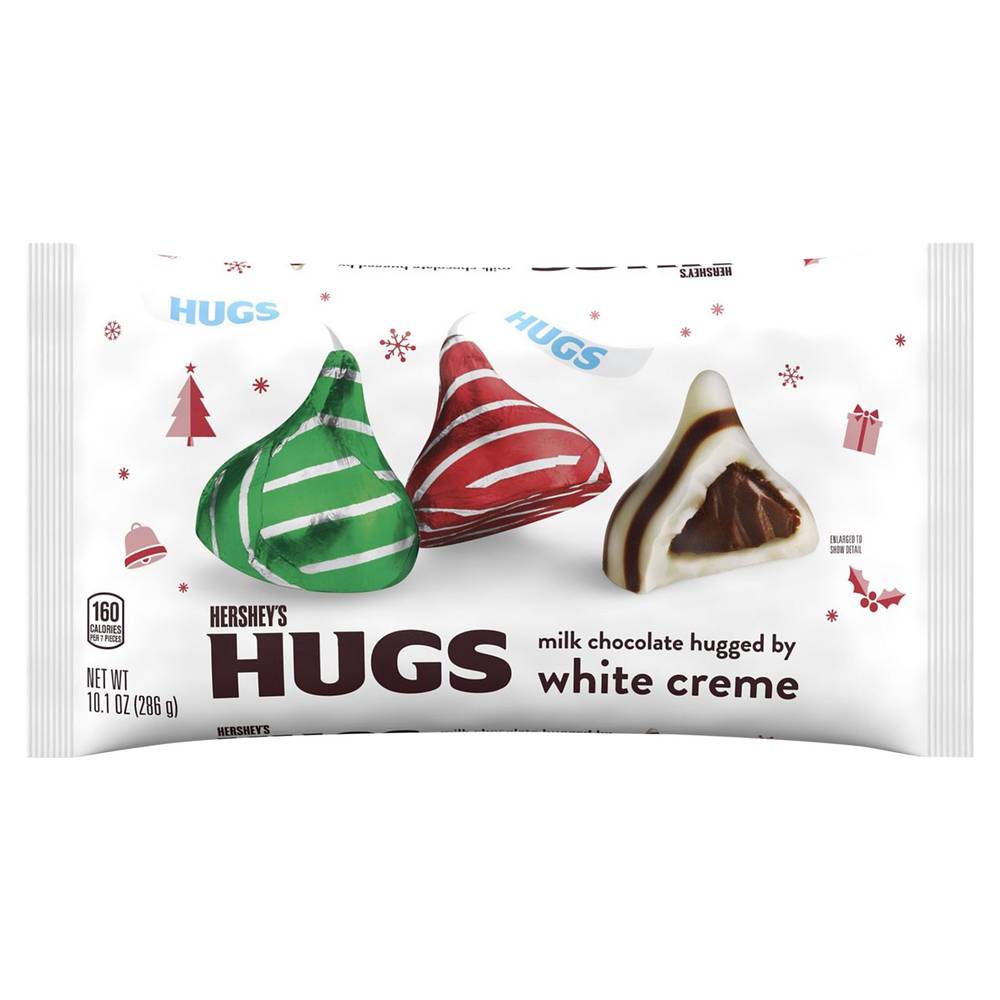 Hershey's Hugs Milk Chocolate in White Creme (10.1 oz)