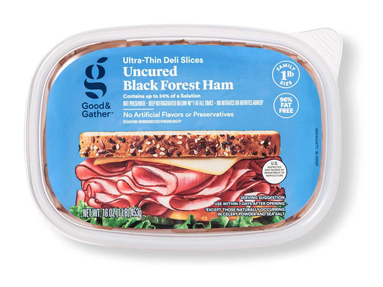 Good & Gather Uncured Ham, Black Forest (16 oz)