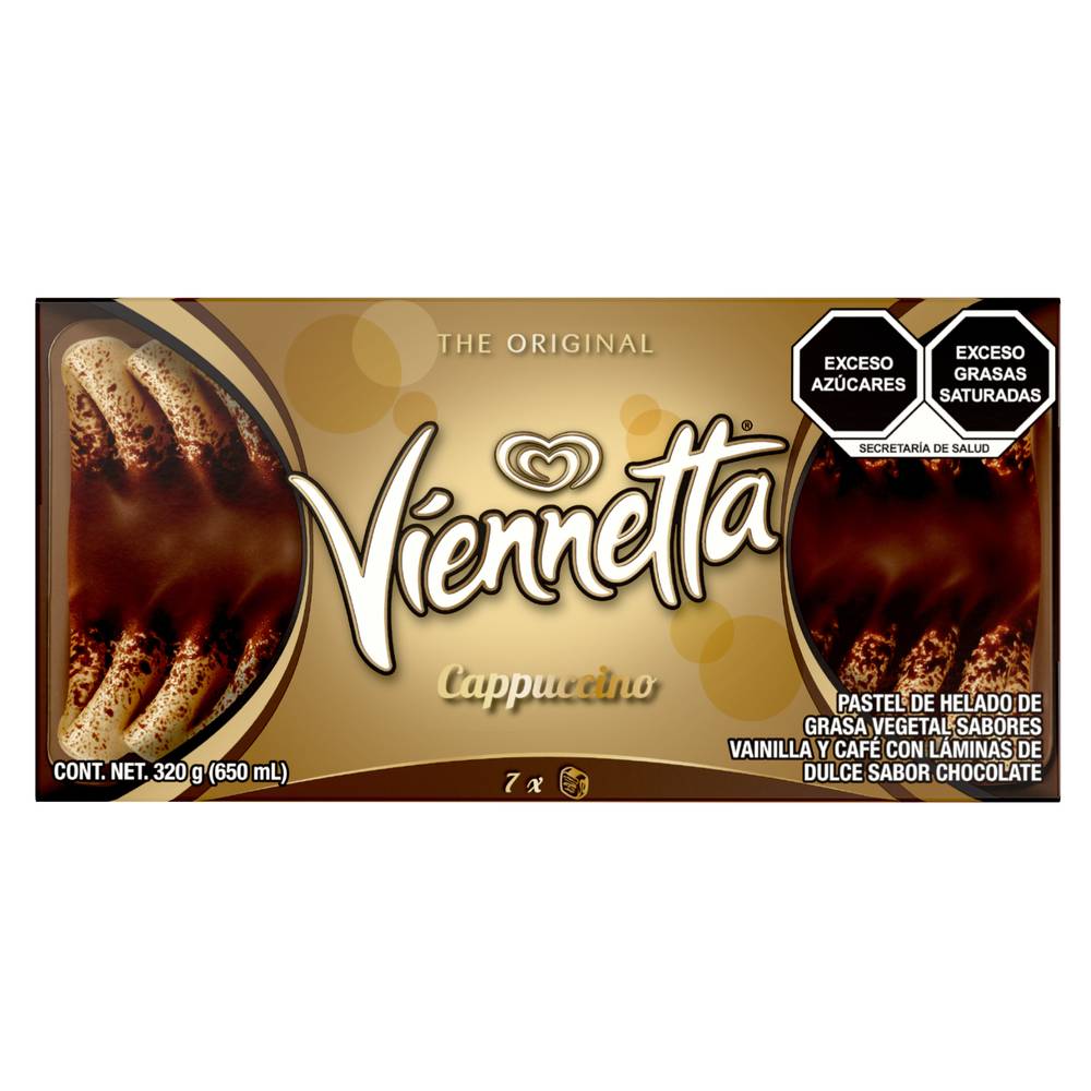 Viennetta pastel de helado (cappuccino)