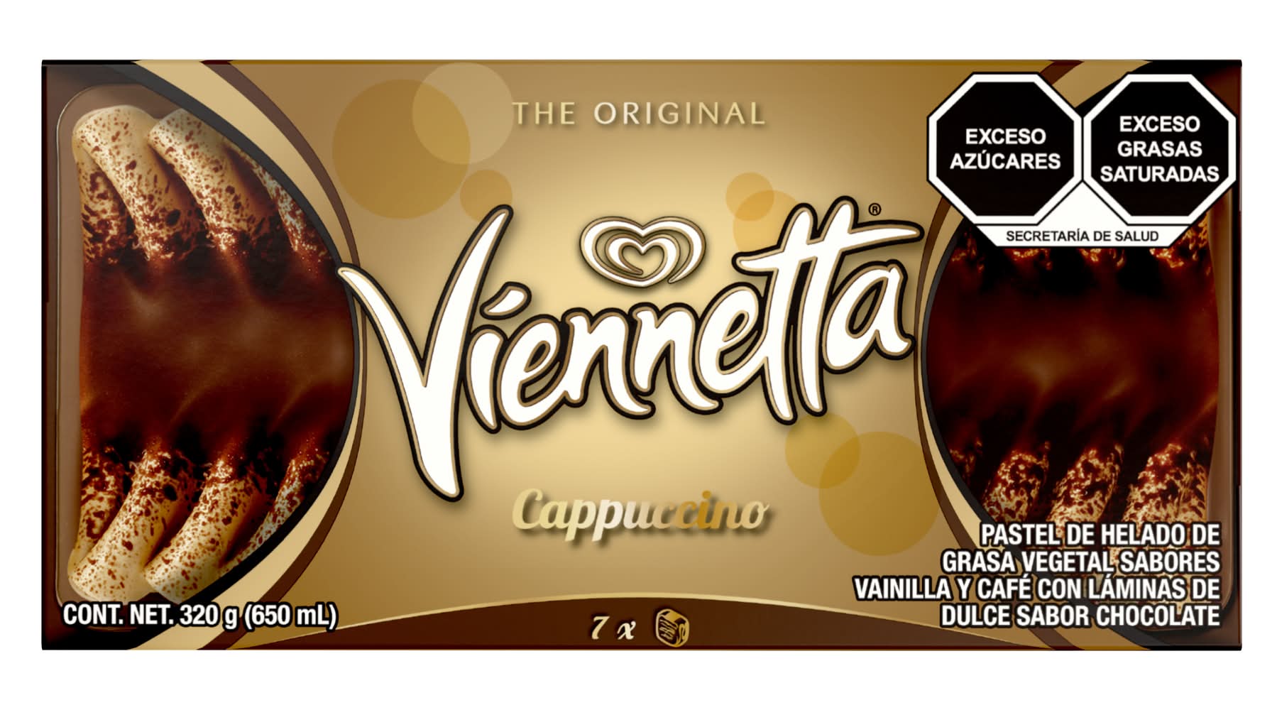 Viennetta · Pastel de helado, cappuccino (650 ml)