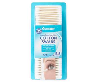 Soundbody Double Tipped Wood Stick Cotton Swabs