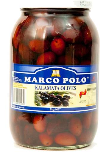 Marco Polo Kalamata Olives Whole (2kg)