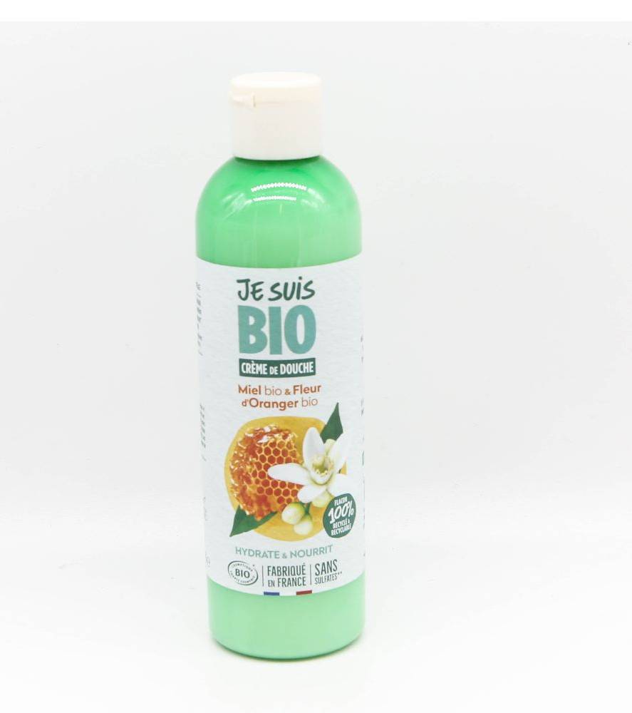 Je Suis Bio - Crème de douche, miel bio - fleur d'oranger bio (250ml)