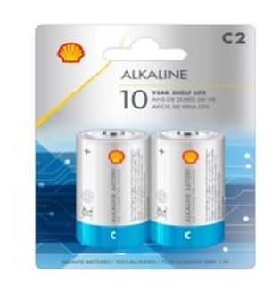 Shell Alkaline C Batteries (2 ct)