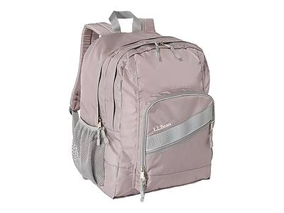L.L.Bean Deluxe Book Pack Backpack, Solid, Pink (1000045067)