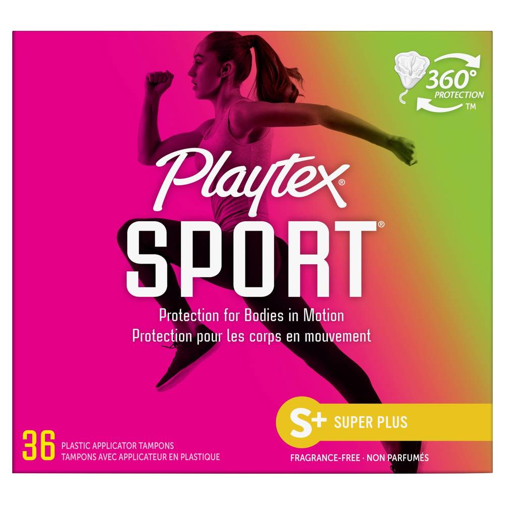 Playtex Super Plus Absorbency Unscented Plastic Tampons (36 ct)