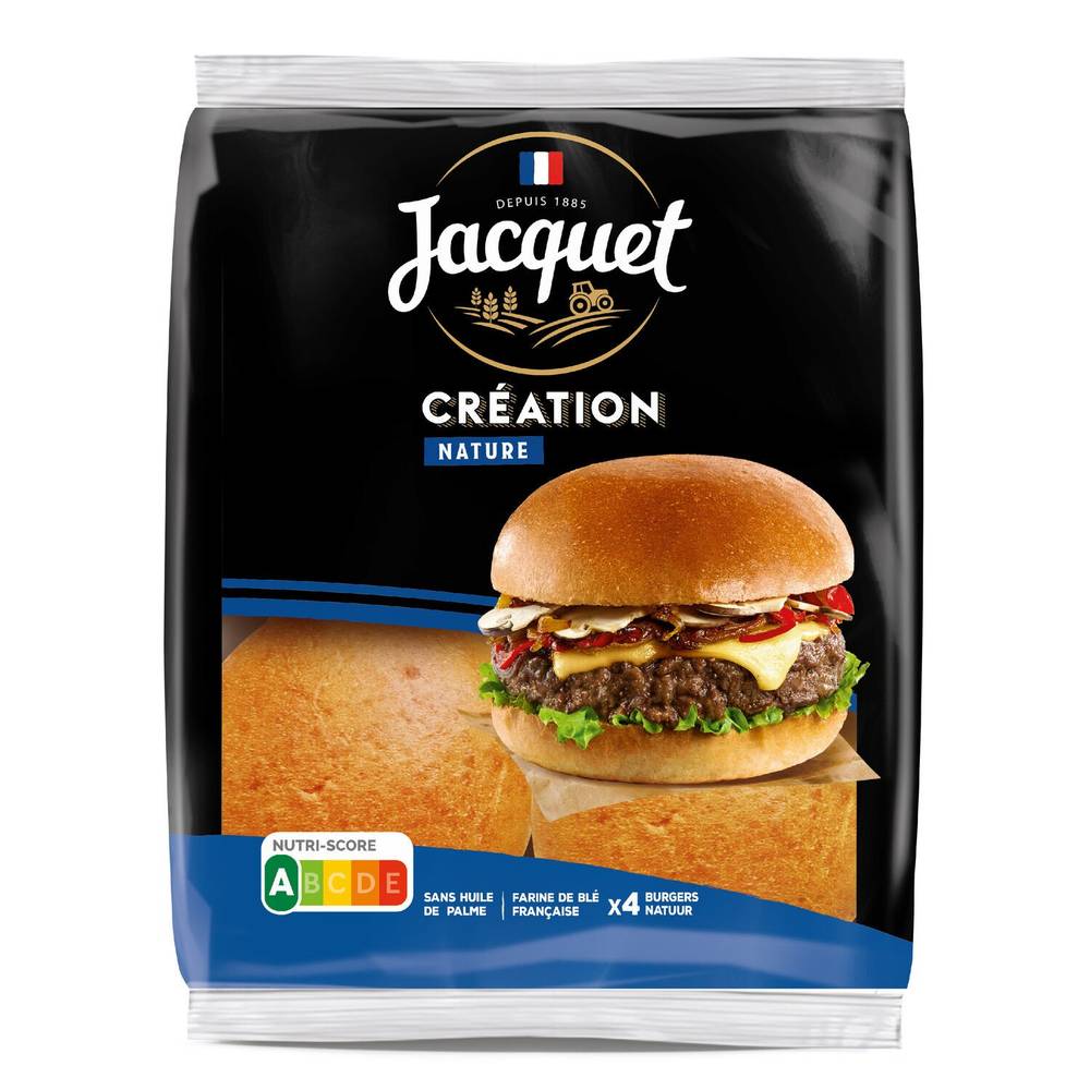 Jacquet - Pain spécial pour hamburger nature