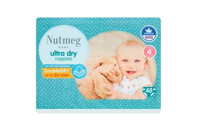 Nutmeg Ultra Dry Size 4 48pk