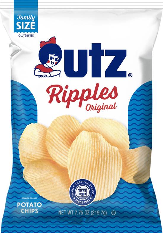 Utz Ripples Original Family Size Potato Chips