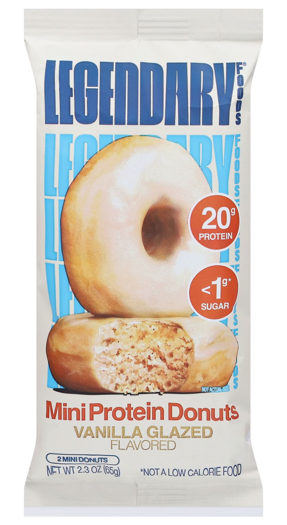 Legendary Foods Protein Donuts, Vanilla Glazed (2.3 oz, 2 ct)