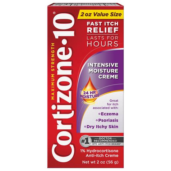 Cortizone-10 Intensive Moisture Anti-Itch Creme (value size)