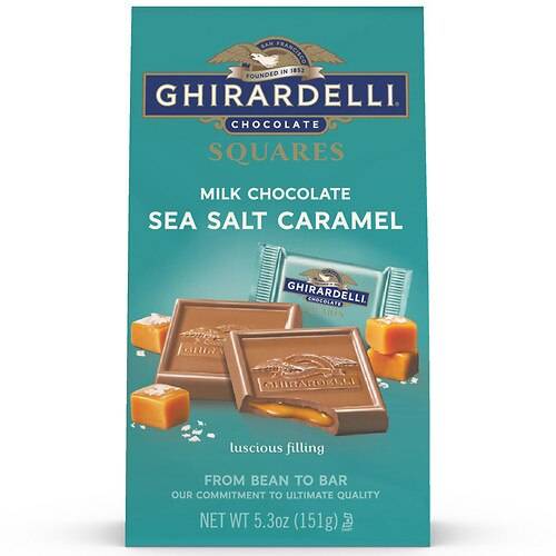 Ghirardelli Milk Chocolate Sea Salt Caramel Squares Milk & Sea Salt Caramel - 5.3 oz