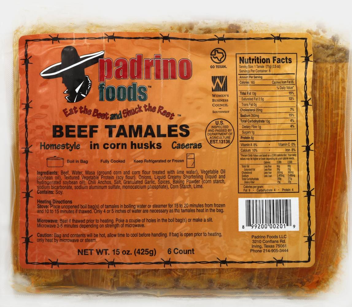 Padrino Foods Tamales (15 oz)