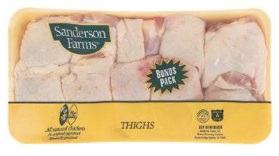 Sanderson Farms Jumbo Chicken Thighs - 4.5 Lb