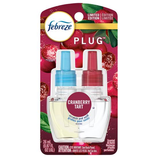Febreze Plug Odor-Eliminating Cranberry Tart Air Freshener
