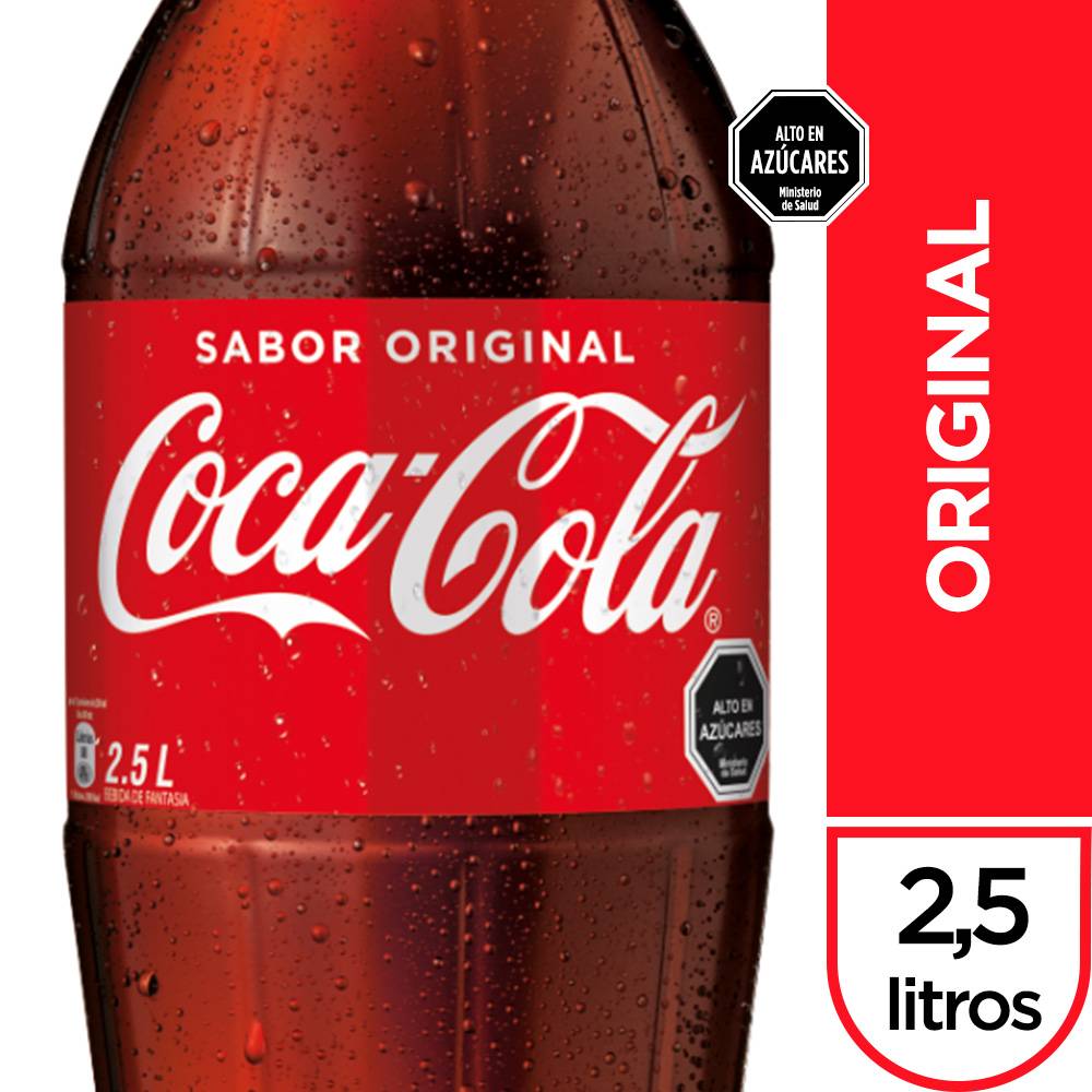 Coca-Cola · Bebida gaseosa original (2,5 L)