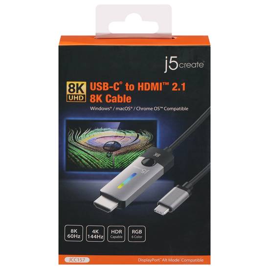 J5create Usb-C To Hdmi 2.1 8k Cable
