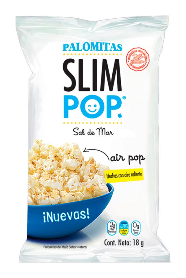 Slim Pop · Palomitas con sal de mar, sal de mar (18 g)