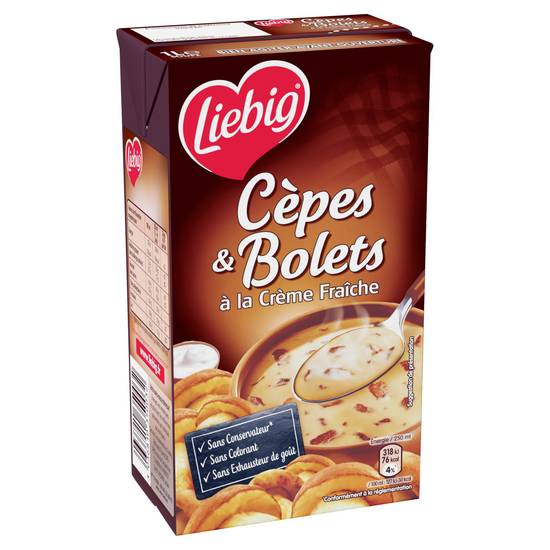 Liebig - Soupe aux cèpes et bolets à la crème fraîche
