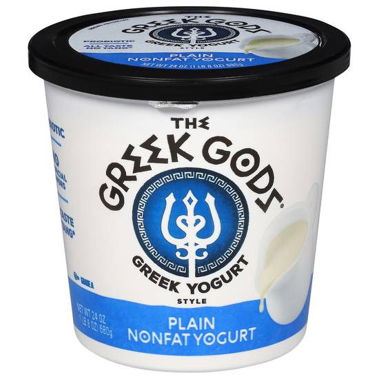 The Greek Gods Greek Style Nonfat Plain Yogurt (24 oz)