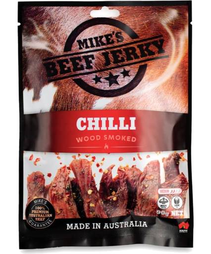 Mike's Beef Jerky Chilli Jerky 90g
