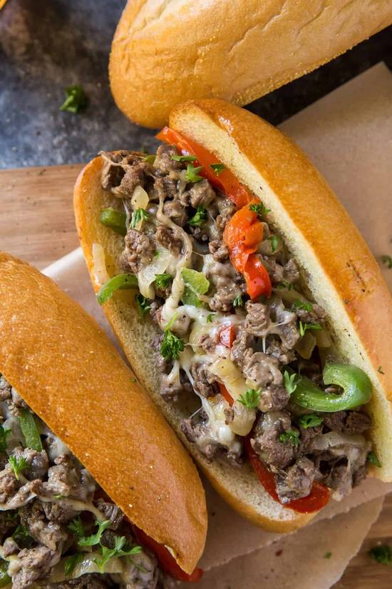 Beef Philly Cheese Steak with Fries