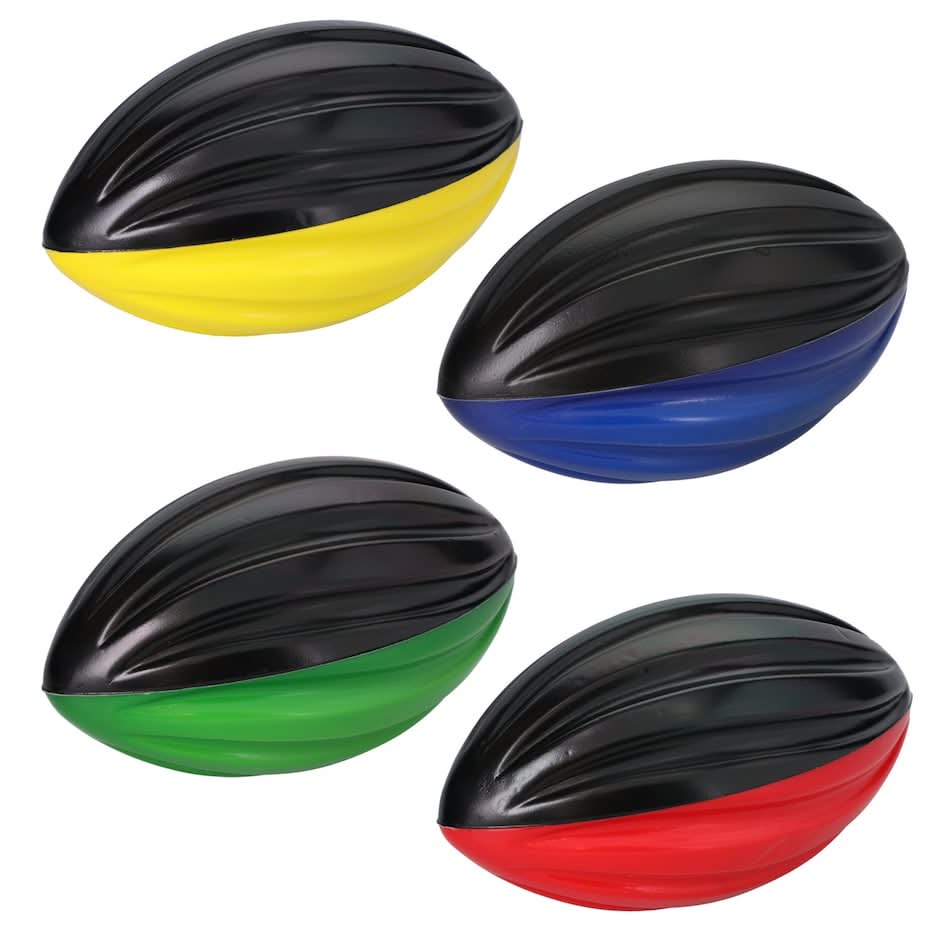 Two-Tone Foam Footballs, 8.66 in.