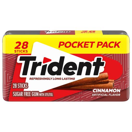 Trident Cinnamon Artificial Flavor Gum