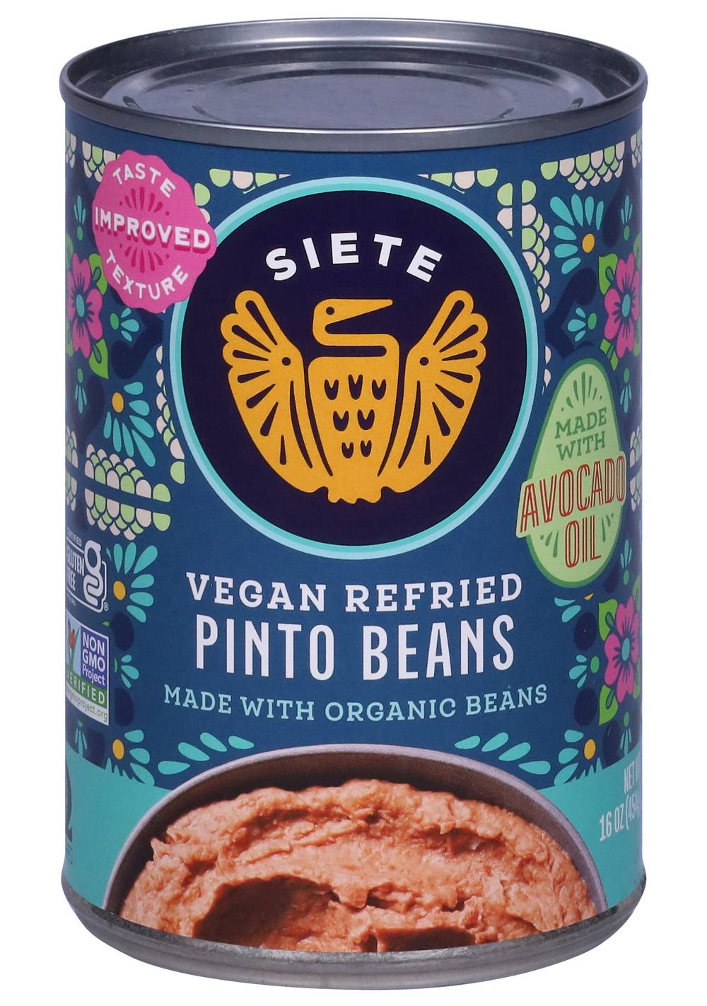 Siete Foods Vegan Refried Pinto Beans (16 oz)