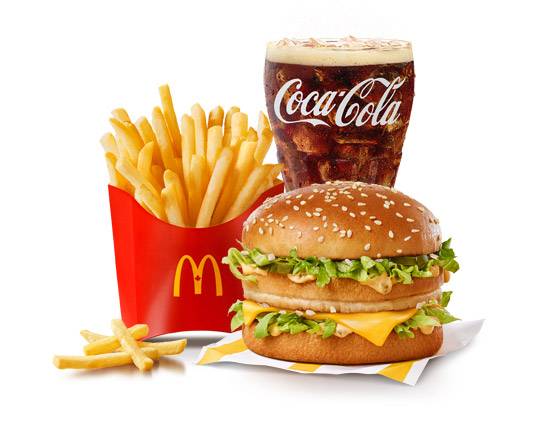 Big Mac (No Meat) Extra Value Meal [540-970 Cals]