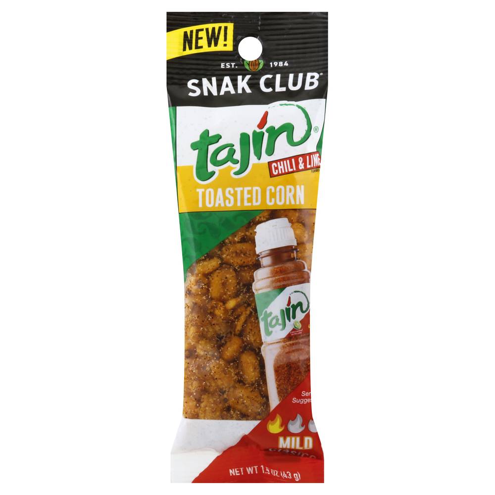 Snak Club Tajin Chili & Lime Flavored Toasted Corn Nuts