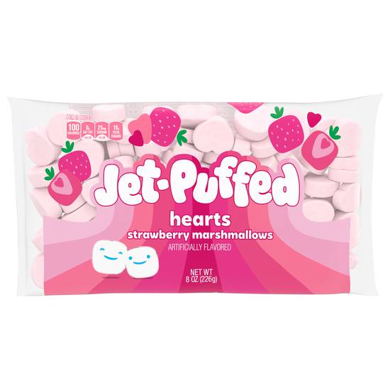 Jet-Puffed Hearts Strawberry Marshmallows