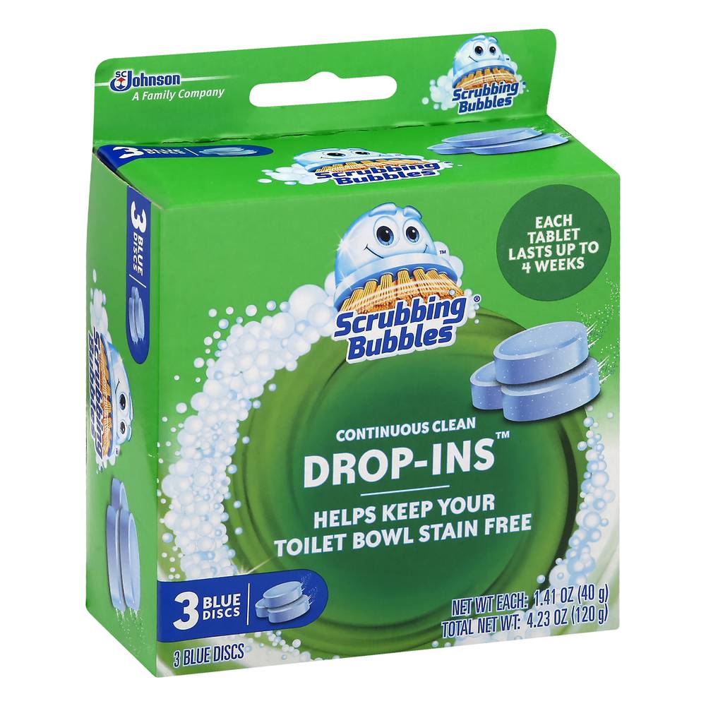 Scrubbing Bubbles Drop-Ins Continuous Clean Toilet Cleaning Tablets (3 ct)