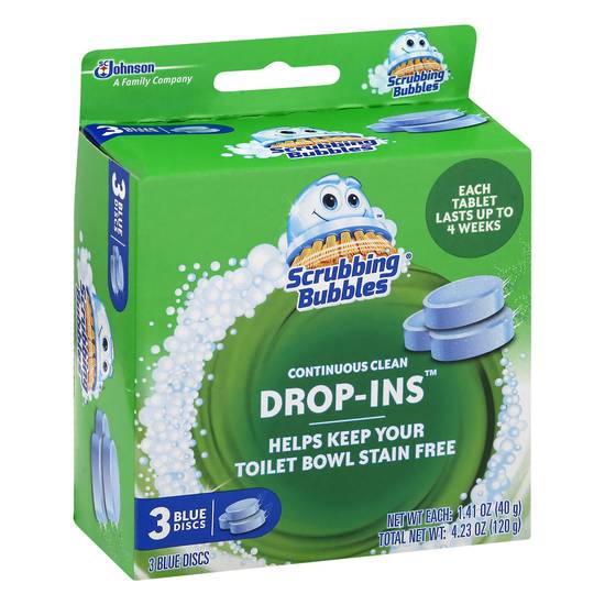 Scrubbing Bubbles Drop-Ins Toilet Cleaning Tablets Continuous Clean (3 ct)