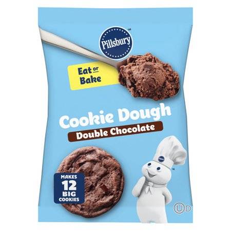 Pillsbury Eat or Bake Double Chocolate Chip Cookie Dough (454 g)